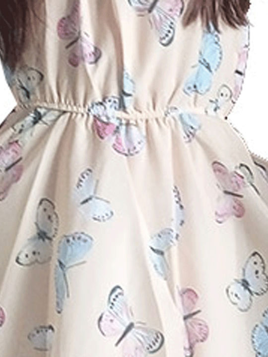 Funky Children's Dress Yellow