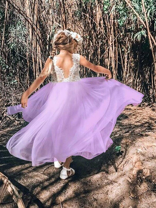 Rochie pentru Copii Fără mâneci Violet