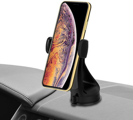 Devia Suport Auto Pentru Telefon Mobil 6.5" Cu Cârlige Reglabile Negru