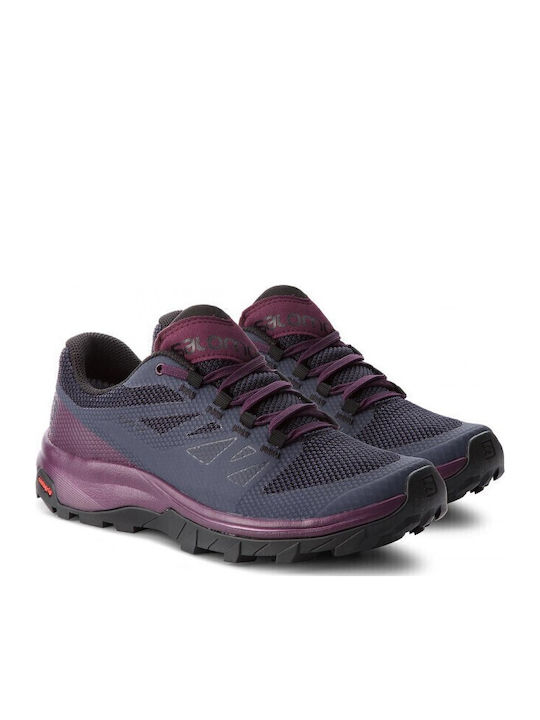 Salomon Outline GTX Women's Hiking Shoes Gore-Tex Purple