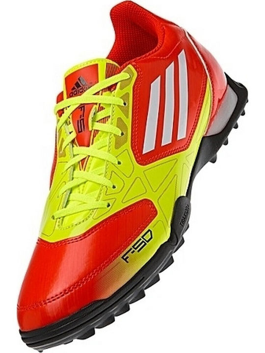 Adidas F5 TRX TF Low Football Shoes with Molded Cleats Red