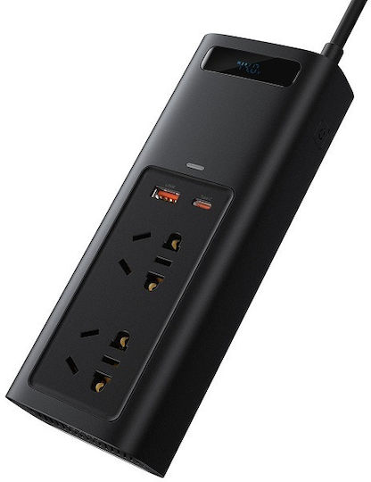 Baseus Car Inverter 150W for 12V DC with 2xUSB