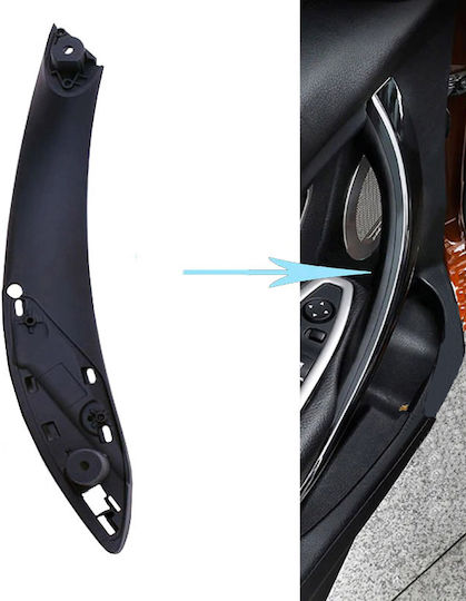 Carner Door handle Internal Black with installation Front Left BMW Series 3 F30 / F31 2011-2018 0027743