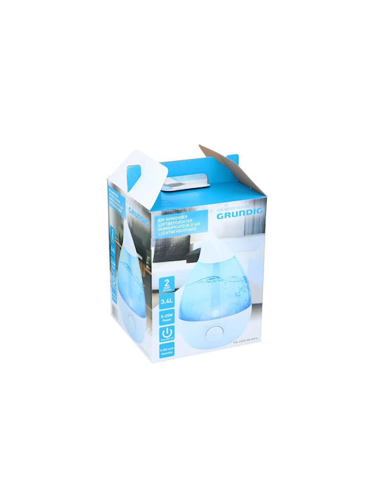 Grundig Συσκευή Αρωματοθεραπείας Humidifier Λευκή 3400ml 14677