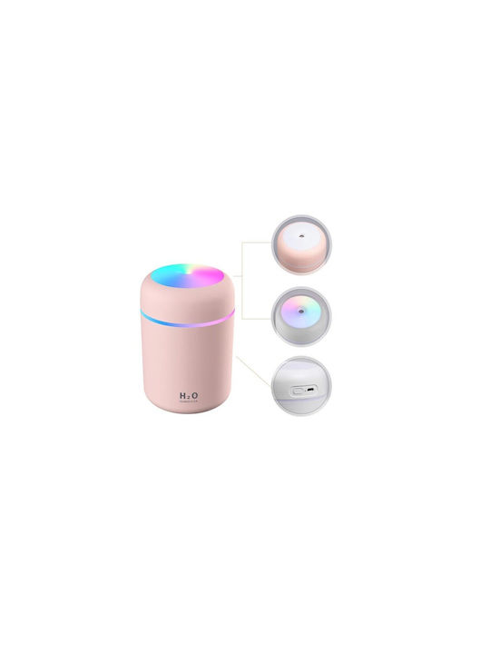 Led Aromatherapy Diffuser Pink 300ml AT000877