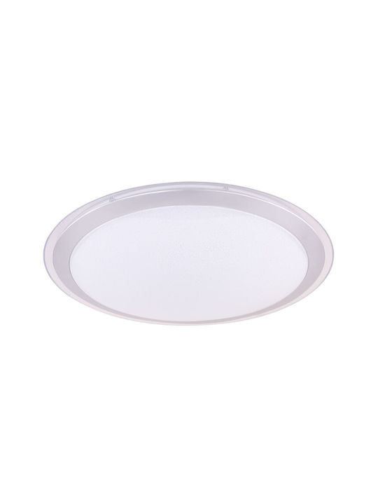 Globo Lighting Таванно осветление 53бр Бяла с Вграден LED и Дистанционно Управление
