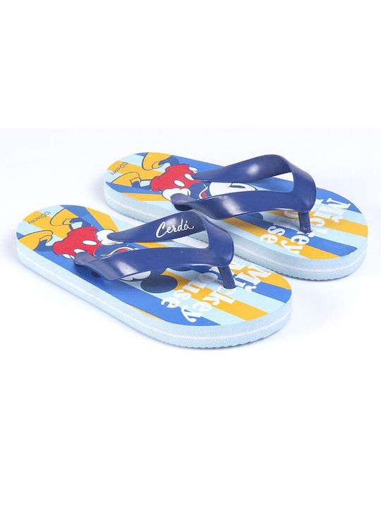 Cerda Șlapi pentru copii Flip Flops Mickey Albastre