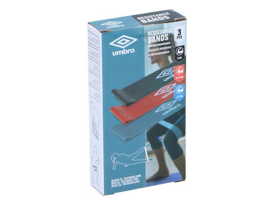 Umbro Loop Bands Σετ 3τμχ Πολύχρωμα