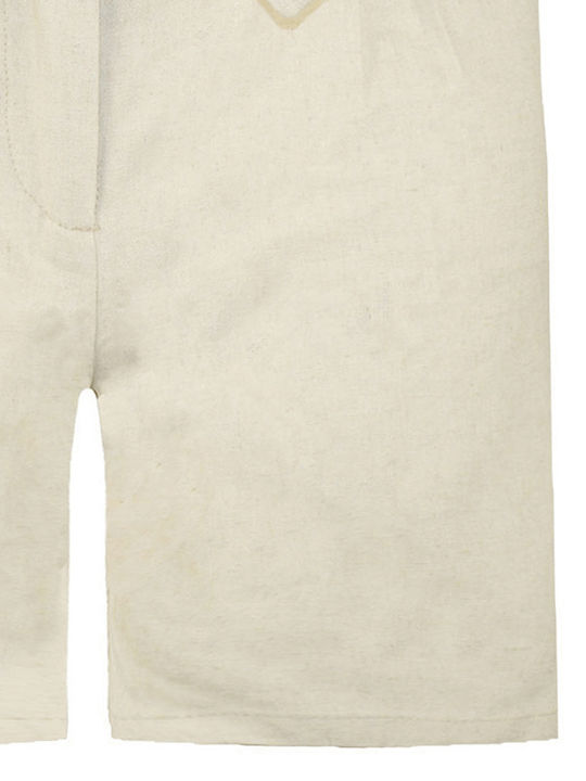 Kinder-Shorts/Bermudas Stoff Beige
