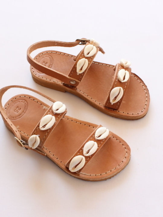 Philio Kids' Sandals Ecru