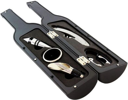 Set de accesorii pentru vin Suport pentru sticlă cu închidere magnetică 6buc AT0001035