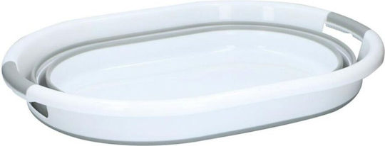 Coș de Depozitare Plastic Alb 27lt 1buc