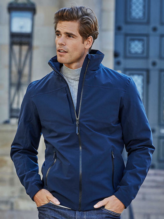 Tee Jays Men's Winter Jacket Waterproof Navy Blue