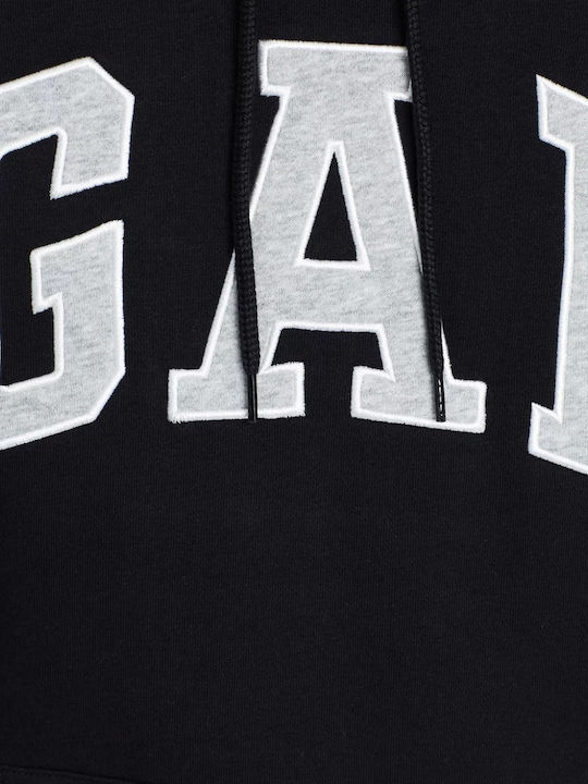 Sweatshirt mit Kapuze Schwarz