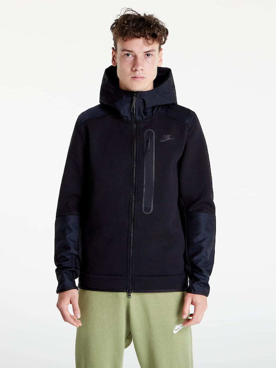 Спортна Яке Tech Fleece с Качулка Черна