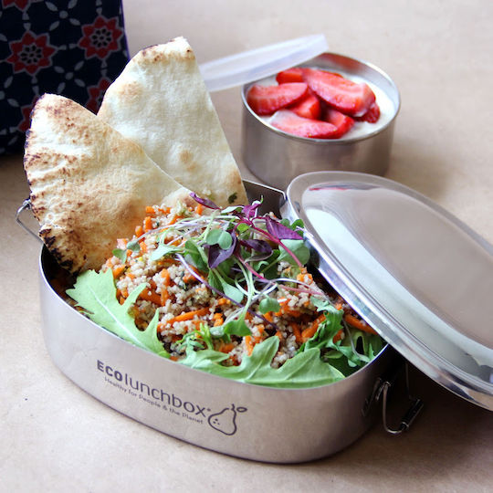 Ecolunchbox Inox Lunch Box Silver 2pcs