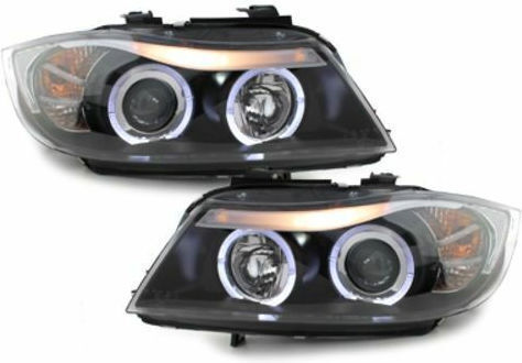Sonar Μπροστινά Φανάρια Angel Eyes για BMW E90 2005-2008 2τμχ