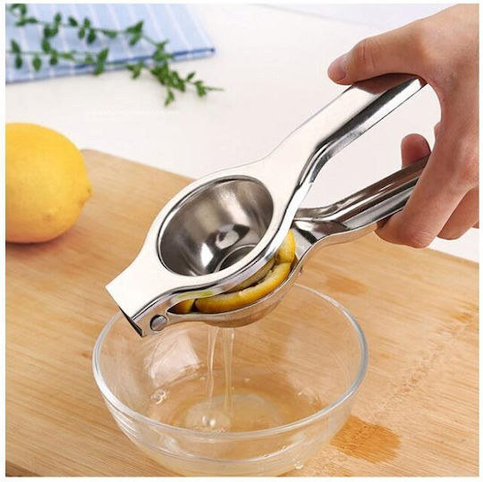 Hand Press Lemon / Orange made of Stainless Steel in Silver Color