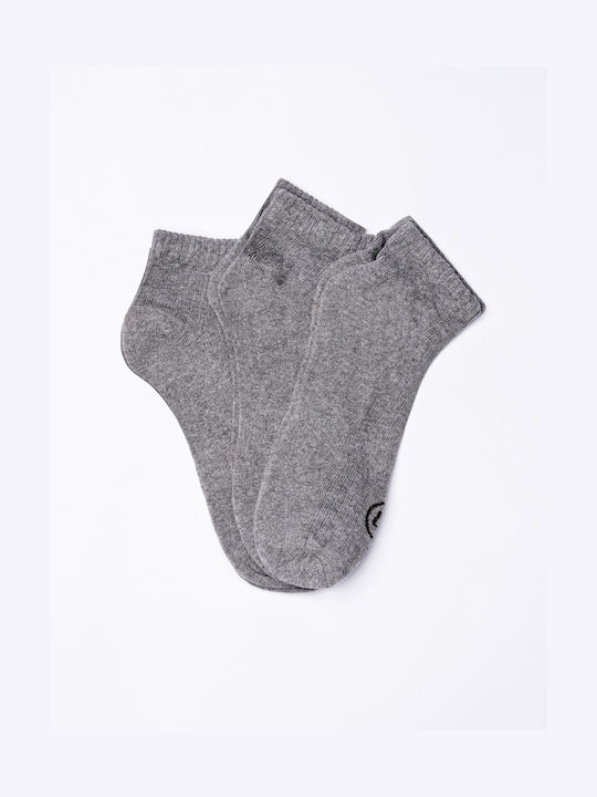 Basehit Κάλτσες Grey Melange 3Pack