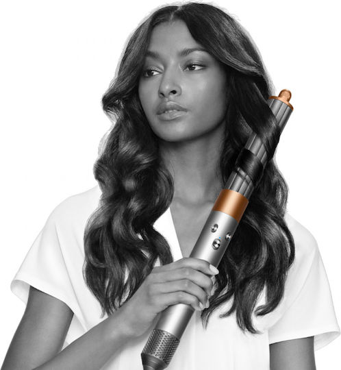 Dyson HS05 Airwrap Complete Long Electric Brush with Air & Rotating Head for Straightening and Curls 1300W Vinca Blue/Rose