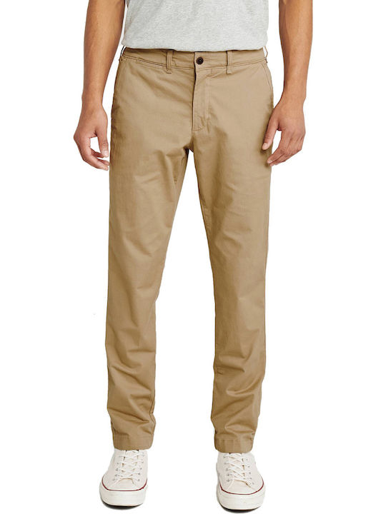 Abercrombie & Fitch Men's Trousers Chino in Slim Fit Beige