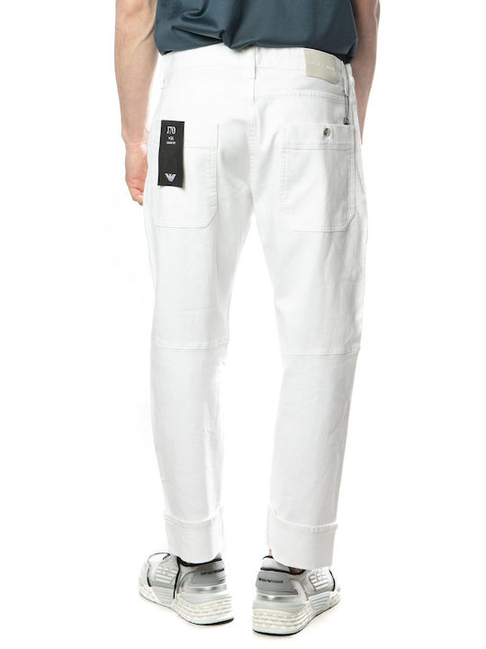 Emporio Armani Men's Denim Pants White