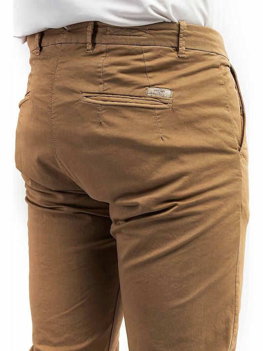 Charlie Παντελόνι Chino σε Slim Εφαρμογή Καφέ