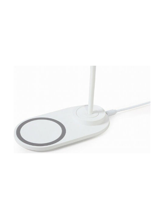 Gembird LED Schreibtischlampe mit flexiblem Arm in Weiß Farbe