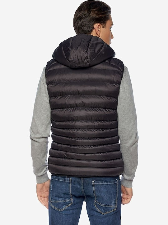 Αμάνικο Μπουφάν Puffer Μαύρο