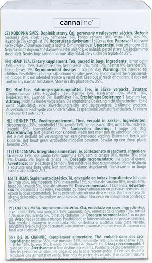 Cannaline CBD Tea Relax & Anti-Stress 20τμχ