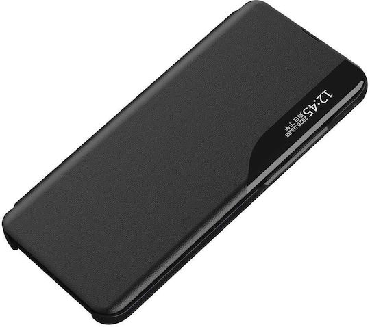 Hurtel View Buchen Sie Synthetisches Leder Schwarz (Redmi Note 11 Pro+ 5G)