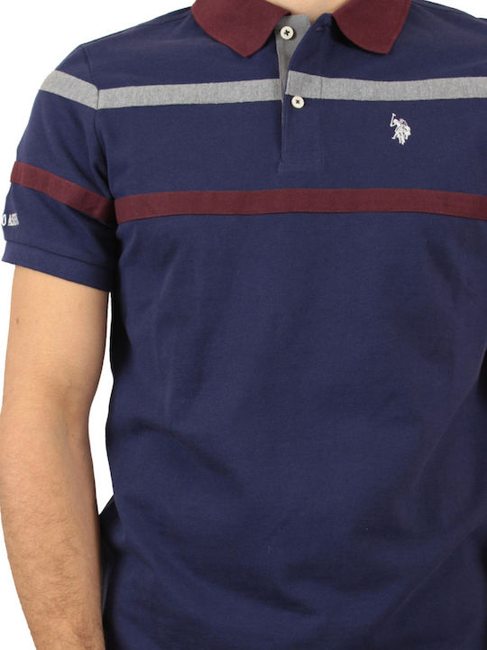 U.S. Polo Assn. Polo Kurzarmbluse Navy