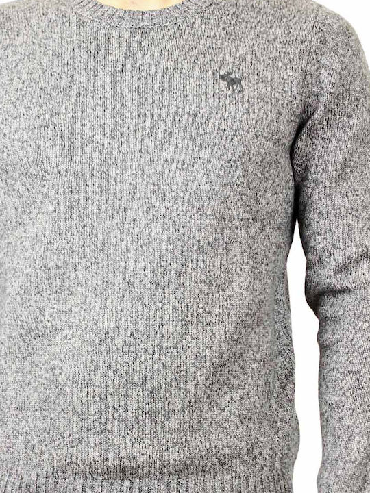 Abercrombie & Fitch Men's Long Sleeve Sweater Gray