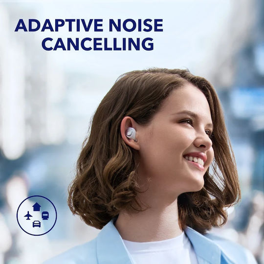 Soundcore by Anker Space A40 In-ear Bluetooth Handsfree Earphones with Charging Case White