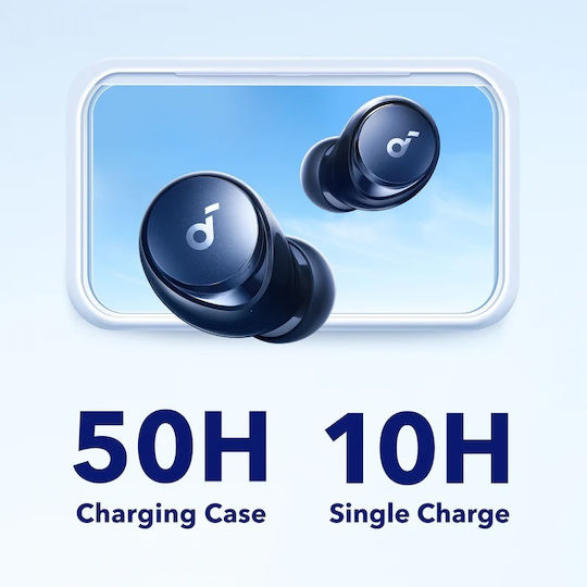 Soundcore by Anker Space A40 In-ear Bluetooth Handsfree Earphones with Charging Case Blue