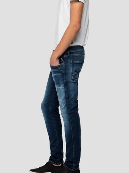 Replay Herren Jeanshose in Slim Fit Blau