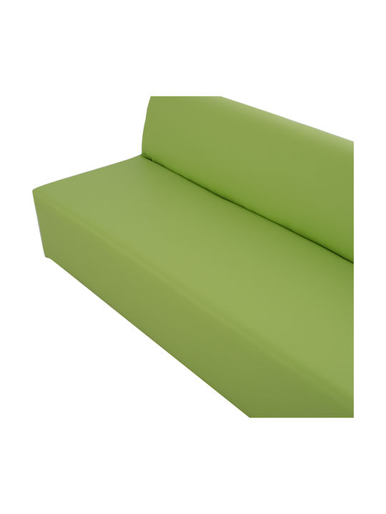 Двуместен Диван Текстил Зелен 120x60x55см.