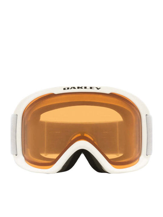 Oakley O-Frame 2.0 Pro Μάσκα Ενηλίκων Λευκή με Φακό Πορτοκαλί