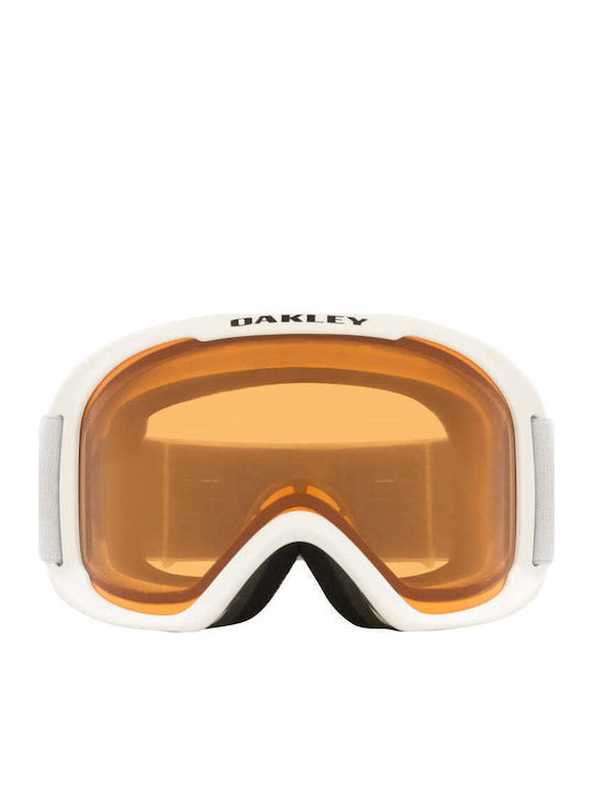 Oakley O-Frame 2.0 Pro Μάσκα Ενηλίκων Λευκή με Φακό Πορτοκαλί