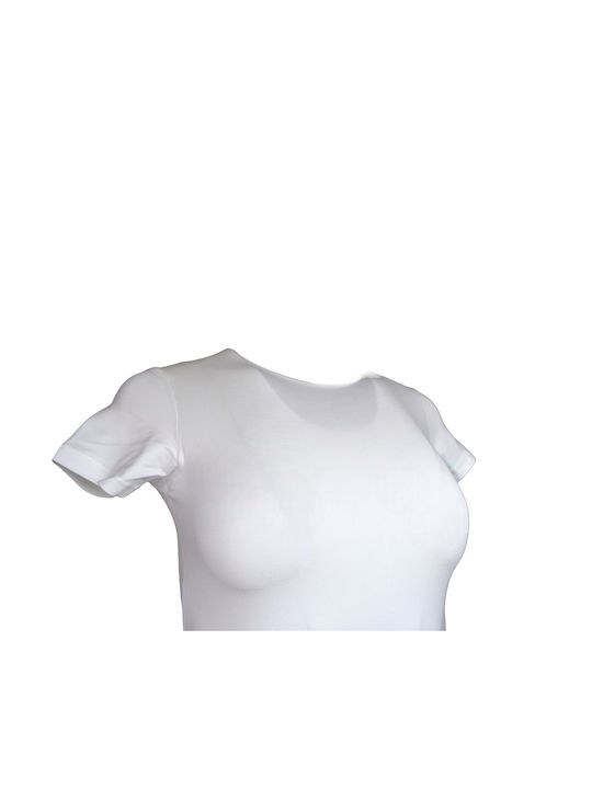 Apple Boxer Women's Short Sleeve T-Shirt White