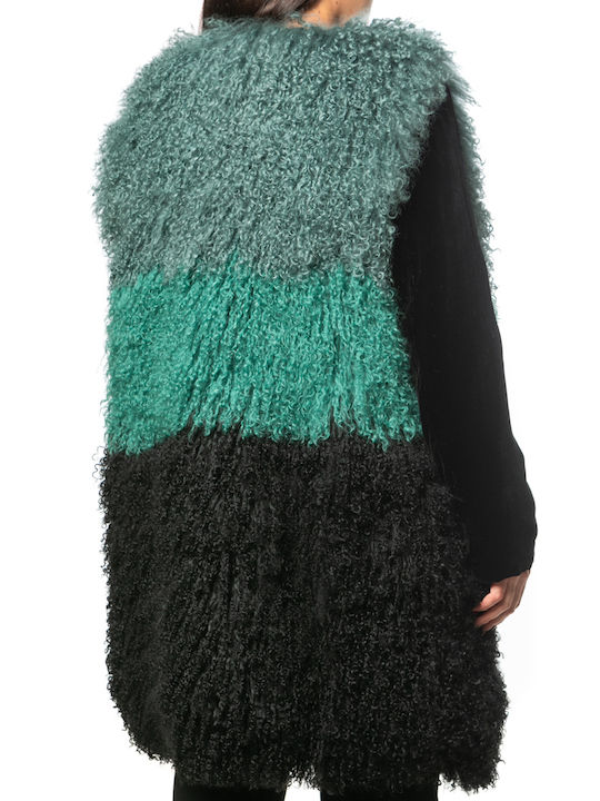 Emporio Armani Women's Long Fur Multicolour