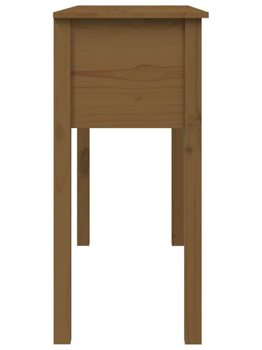 Consolă din Lemn Masiv Brown Honey L100xL35xH75buc