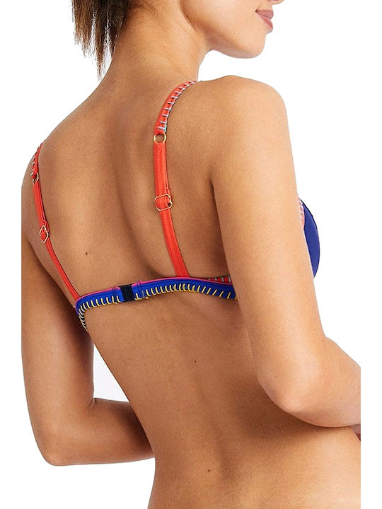 Banana Moon Taeko Teknicolor Bikini Triangle Navy Blue Banana Moon Taeko Teknicolor Bikini Triangle Navy Blue