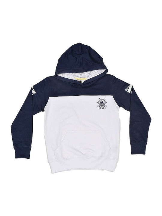 Παιδικό Φούτερ με Κουκούλα Navy Μπλε
