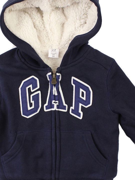 GAP Kids Sweatshirt Cardigan Navy Blue