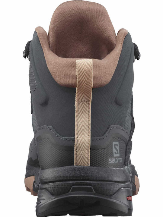 Salomon X Ultra 4 Damen Wanderschuhe Wasserdicht mit Gore-Tex-Membran Ebony / Mocha Mousse / Almond Creame