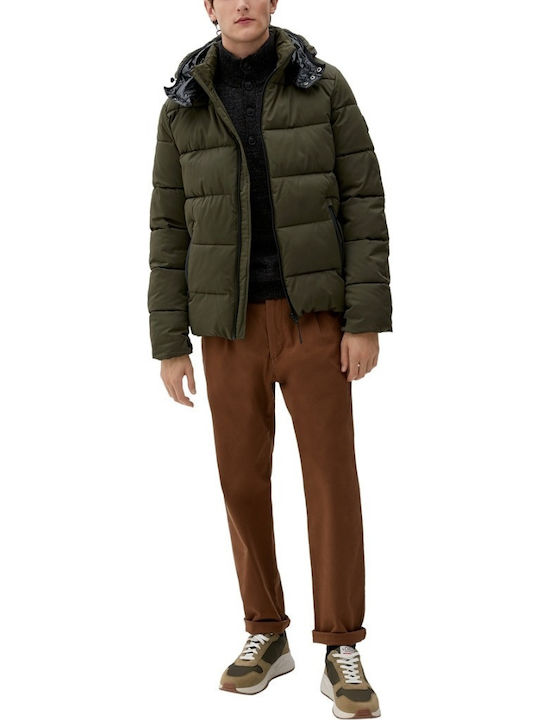 Red Lebel Winter Jacket Puffer Khaki