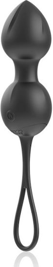 Brilly Glam Ασύρματες Κολπικές Μπάλες με Δόνηση Vibrating Kegel Training Remote Control Beads Black