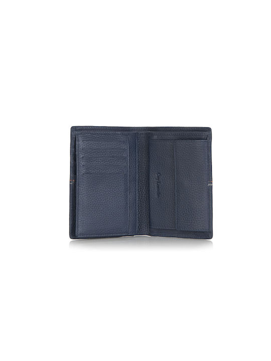 Guy Laroche 37403 Men's Leather Wallet with RFID Blue