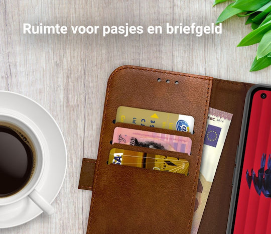 Rosso Element Brieftasche Synthetisches Leder Braun (Nothing Phone 1)
